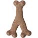 SPOT by Ethical Products - Bambone Wish Bone - Durable Dog Chew Toy for Aggressive Chewers - Great Dog Chew Toy for Puppies and Dogs Dog Toy - Bacon - Medium