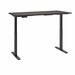 Bush Business Furniture Move 60 Series Height Adjustable Standing Desk Wood/Metal in Gray/Black | 47.68 H x 71.01 W x 29.37 D in | Wayfair