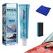 Tohuu Oil Film Remover Car Glass Foaming Heavy Oil Stain Cleaner Glass Oil Film Remover Decontamination Rain Car Front Windshield Window Cleaner brightly