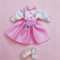 Girl Toy Casual Accessories Play House 1/6 BJD Dress Up Doll Shoes BJD Doll Wear Doll Clothes BJD Clothes Doll Princess Dress LIGHT PINK