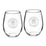 Eastern Connecticut State Warriors 21oz. 2-Piece Stemless Wine Glass Set