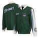 Men's JH Design Green Detroit Pistons 2022/23 City Edition Full-Zip Nylon Bomber Jacket