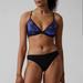 Athleta Swim | A T H L E T A Freestyle Bikini Camp Cloud | Color: Black/Blue | Size: M