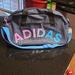 Adidas Bags | Adidas Graphic Duffel Bag | Color: Blue | Size: 19" X 11" X 8.5"
