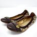 Coach Shoes | Coach Chelsey Ballet Flats | Color: Brown/Gold | Size: 7