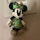 Disney Toys | Disney Minnie Mouse Main Attraction Tiki Room Doll Plush Limited Edition | Color: Black/Green | Size: Osg