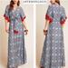 Anthropologie Dresses | Anthropologie Sachin And Babi Tasseled Dress F | Color: Blue/Red | Size: 6