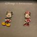 Disney Jewelry | Disney Baublebar Mickey Mouse And Minnie Mouse Earrings | Color: Black/Red | Size: Os