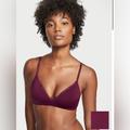 Victoria's Secret Intimates & Sleepwear | Lightly Lined Wireless Bra | Color: Purple/Red | Size: 36b