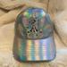 Disney Accessories | Disney Parks Silver Iridescent Baseball Cap Youth | Color: Blue/Silver | Size: Os
