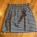 J. Crew Skirts | Cute J Crew White And Navy Striped Skirt Size 4 | Color: Blue/White | Size: 4