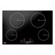 Baridi 77cm Built-In Induction Hob with 4 Cooking Zones, 7200W, Boost Function, 9 Power Levels, Touch Control & Timer, Hardwired - DH179