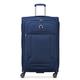 DELSEY PARIS Helium DLX Softside Expandable Luggage with Spinner Wheels, Navy Blue, Checked-Medium 25 Inch, Helium DLX Softside Expandable Luggage with Spinner Wheels