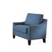 Accent Chair - Red Barrel Studio® 32" Wide Tufted, Linen in Blue/Brown | 36 H x 33 W x 33 D in | Wayfair 301E6FC9CC8F4833A326DF367A7412AF