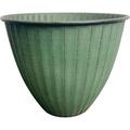 Robert Allen 8081546 8 in. Monroe Metal Planter Sage - Pack of 3