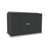 Absco AB1003 10 x 5 ft. Premier Metal Storage Shed - Monument Gray