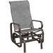Easyfashion Glider swing Chair for Porch Patio Outdoor Gray