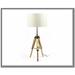 Thor Classical Antique Wooden Tripod Floor Lamp Stand Retro Shade Fixture Vintage Style lamp