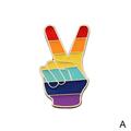 Rainbow Pride Pin Badge LGBTQ Gay Enamel Lapel Metal Brooch Jewellery 2022 B6Z2
