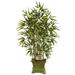 Nearly Natural 45 Bamboo Tree w/Decorative Planter