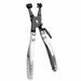 Straight Swivel Jaw Locking Car Pipe Hose Clamp Pliers Fuel Coolant Clip (black+silver)(1pcs)