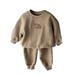 2t Boys Clothes Summer Toddler Winter Outfits 5t Baby Girls Boys Autumn Bear Cotton Long Sleeve Long Pants Hoodie Sport Pants Set Outfits Clothes Boy 3 Piece Outfit