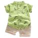 Baby Tops+Pants Dinosaur T-shirt Outfits Toddler Cartoon Set Kids Boys Boys Outfits&Set For 3-4 Years