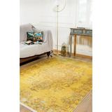 BESPOKY Modern Area Rug Home Decor Carpet Rectangle Room Carpets Yellow Vintage Rug Home Decorative Rugs for Living Room Aesthetic Rugs for Nursery Room Bedroom Rugs Celyabinsk