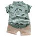 Baby Tops+Pants Dinosaur T-shirt Outfits Toddler Cartoon Set Kids Boys Boys Outfits&Set For 3-4 Years