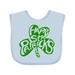 Inktastic Happy St. Patrick s Day- Green Shamrock Cutout Boys or Girls Baby Bib