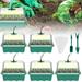 Nyidpsz 18PCS Seed Starter Kit with Electric Grow Light Mini Seedling Trays with Humidity Seeds Starter Tray Set Vented Domes Green house Germination Kit for Seed Growing Starting