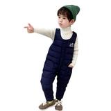 Plaid Baby Boy Clothes Baby Boy Bubble Romper Child Kids Toddler Toddler Baby Boys Girls Sleeveless Solid Jumpsuit Cotton Wadded Suspender Ski Bib Pants Overalls Trousers Boy Clothes 1 Yr