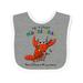 Inktastic My First Mardi Gras Crawfish Boys or Girls Baby Bib