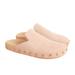 J. Crew Shoes | J Crew Almond Suede Studded Slide | Color: Cream/Pink | Size: 11