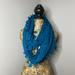 Anthropologie Accessories | Anthropologie Knit Scarf - Teal | Color: Blue | Size: Os