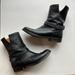 Madewell Shoes | Madewell Black Leather Boots Moto Style 8.5 | Color: Black | Size: 8.5