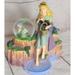 Disney Other | Disney Aurora Collectible Sleeping Beauty Snow Globe Hand Painted Crafted | Color: Orange/White | Size: Os