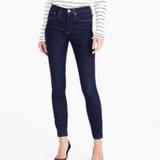 J. Crew Jeans | J. Crew Toothpick Skinny Stretch Jeans, Dark Wash, Women’s Size 28 | Color: Blue | Size: 28