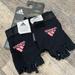 Adidas Accessories | Adidas Aeroready Adjustable Essential Gloves Black With Pink Logo Size Xl Xlarge | Color: Black/Pink | Size: Xl