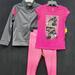 Converse Matching Sets | Converse Tee & Leggings W'adidas Track Jacket | Color: Gray/Pink | Size: Various