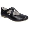 Riemchenballerina JOSEF SEIBEL "Fiona 72", Damen, Gr. 39, schwarz, Leder, elegant, Schuhe, Spangenschuh, Halbschuh, Festtagsschuh mit Klettverschluss