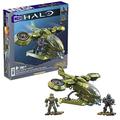 MEGA HKT18 - Halo Spielfahrzeug-Bausets, UNSC Hornet Aufklärer-Flugzeug mit 4 beweglichen Mikro-Actionsammelfiguren zum Sammeln und Zubehör, Konstruktionsspielzeug für Kinder a 8 Jahren