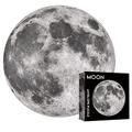 Antelope - Space Telescope Planet Close-up Round Puzzle - 1000 Pieces High Resolution, Matte Finish, Smooth Edging, No Dust Space Puzzle (Moon)