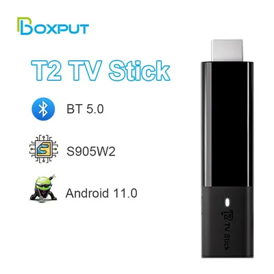 Smart TV Stick S905W2 Android 5.0 Bluetooth 11.0 2.4G WiFi 2G 8G 4K T2