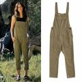 Free People Pants & Jumpsuits | Free People X Seeker Hemp Cotton Canvas Relaxed Overalls Olive Green Size 32/12 | Color: Green | Size: 32/12