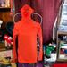 Adidas Tops | Adidas Womens Sm Tech Fit Fitted Climaheat Hoodie Snorkel Mask | Color: Orange | Size: S