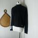 Adidas Tops | Adidas Women's Size L Pullover Crop Top Black Long Sleeve Solid Sweat Shirts | Color: Black/White | Size: L