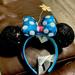 Disney Accessories | Disney Minnie Ear Headband | Color: Black/Blue | Size: Os