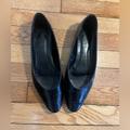 Zara Shoes | Black Leather Zara Flats Women’s Size 39 | Color: Black | Size: 8