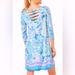 Lilly Pulitzer Dresses | Eeuc Ophelia Dress In Dream Team | Color: Blue/Pink | Size: L